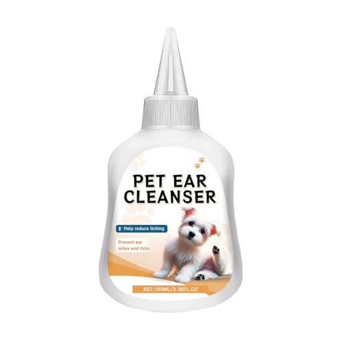 Kitten Ear Cleaner, Pet Ear Cleaner, Cat Ear Wax Wash Remover Drop Puppy Ear Solution - Pet Ear Cleaner for Dogs, Cats, Kittens, Pets, Small Dogs von ノーブランド品