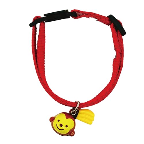 Kokoneko Honpo Küken mit Glocke, Katzenhalsband, Safe, Sicherheitsglocke, niedlich, leicht, verstellbar, hergestellt in Japan, handgefertigte Affenbanane Kokoneko Honpo Küken mit Glocke, Katzenhalsband, Safe, Sicherheitsglocke, niedlich, leicht, verstellbar, hergestellt in Japan, handgefertigte Affenbanane von ここねこ本舗