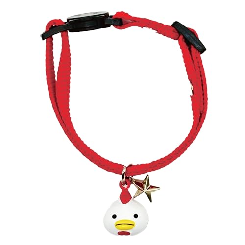 Kokoneko Honpo Küken mit Glocke, Katzenhalsband, Safe, Sicherheitsglocke, niedlich, leicht, verstellbar, hergestellt in Japan, handgefertigter Hühnerstern Kokoneko Honpo Küken mit Glocke, Katzenhalsband, Safe, Sicherheitsglocke, niedlich, leicht, verstellbar, hergestellt in Japan, handgefertigter Hühnerstern von ここねこ本舗