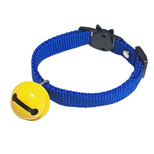 Kokoneko Honpo [Tama Halsband] Große Glocke mit Sicherheitsschnalle, handgefertigt (blau) von ここねこ本舗