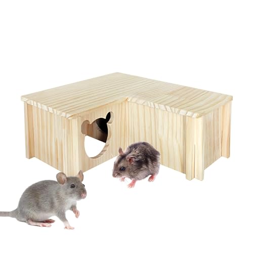 Mehrkammer-Hamsterhaus Labyrinth Hamsterhaus 3 Zimmer Großes Kleintier Haustier Tunnel Erkundungsspielzeug | Kleintier-Lebensraum Dekoration für Zwerghamster, Aleming, Maus und Lemming von ノーブランド品