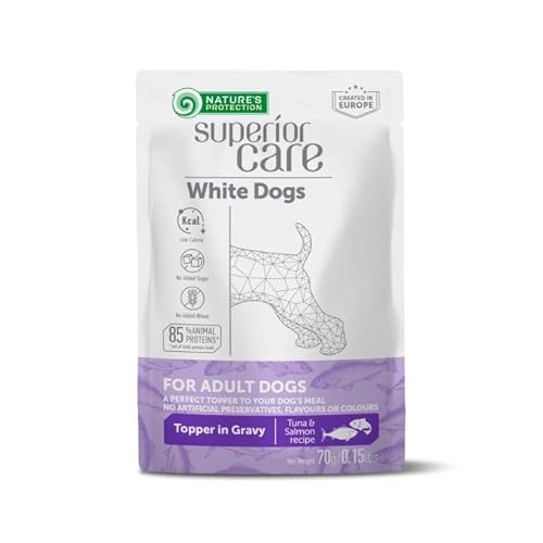 Nature's P SC White Dogs Adult, All Breed Atun und Salz, 24 x 70 g von ネイチャーズプロテクション