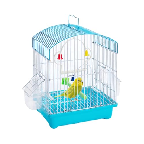 Tragbarer Vogelkäfig, Papageienkäfig | Metalldraht Papageienkäfig | Multifunktionale Papageienvilla für Vogelkäfig, Wellensittichkäfig, Papageienhaus, Nymphensittiche, Budgeter, , Sittiche von ノーブランド品