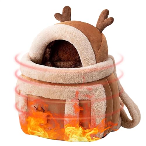 Warme Katzentragetasche, Elch-Design, Haustier-Rucksack, isoliert, für Welpen, bequeme Haustier-Tragetasche, tragbare Haustier-Hundetragetasche, atmungsaktive und warme Haustier-Tragetasche für Katzen Warme Katzentragetasche, Elch-Design, Haustier-Rucksack, isoliert, für Welpen, bequeme Haustier-Tragetasche, tragbare Haustier-Hundetragetasche, atmungsaktive und warme Haustier-Tragetasche für Katzen von ノーブランド品