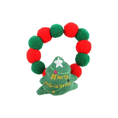 Weihnachtshalsband für Hunde, Weihnachten Katzenhalsbänder - Rot Grün Ball Halskette für Katzen, Katze Dekoration Weihnachtsbaum Schal Haustier Halskette Zubehör Verstellbar für Kätzchen Katze Welpen Weihnachtshalsband für Hunde, Weihnachten Katzenhalsbänder - Rot Grün Ball Halskette für Katzen, Katze Dekoration Weihnachtsbaum Schal Haustier Halskette Zubehör Verstellbar für Kätzchen Katze Welpen von ノーブランド品