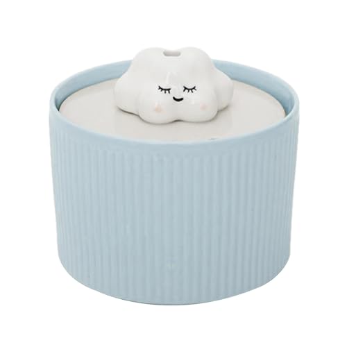 wasserbrunnen haustier für katzen trinkbrunnen keramik haustier trinkbrunnen automatische hunde trinkbrunnen 1.2l katzenbrunnen katzenbrunnen leise wasserspender für tiere von ノーブランド品