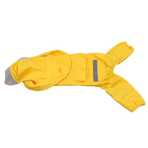 Dog Raincoat Praktischer Verstellbarer, atmungsaktiver Regenmantel mit Kapuze für Hunde S von 01 02 015
