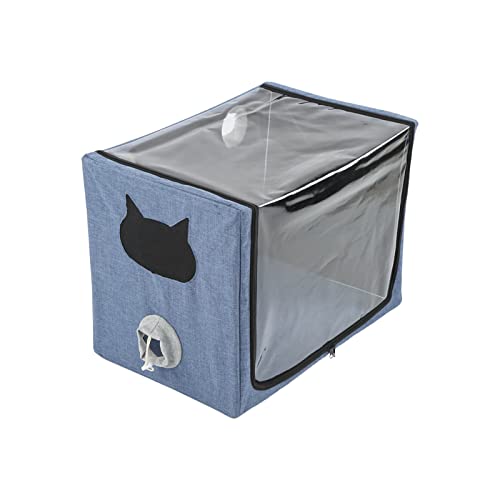 01 02 015 Zerstäubungsbox für Haustiere Zerstäubungsnest für Haustiere, transparentes Design, bissfestes Oxford-Gewebe für Katzen von 01 02 015