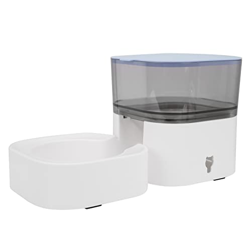 Automatischer Katzen-Futterspender, ergonomischer, selbstspendender Hand-Schwerkraft-Wasserbrunnen hält Futter Original Automatischer Wasserspender für mittelgroße kleine(Zuführung (blau)) von 01 02 015
