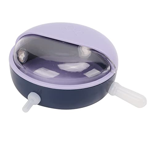 Silikon-Welpen-Nippel-Futterspender, sicherer Milchspender für Haustiere, 180 ml, Schutzhülle für Kätzchen Violett von 01 02 015