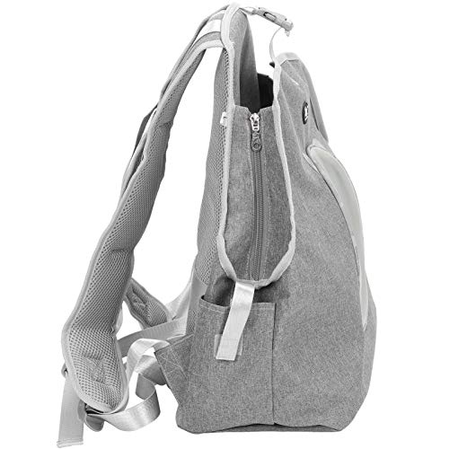 01 Dog Front Bag, Intimate Design Pet Carrier, Atmungsaktiver Schwamm für Dog Pet(Light Grey) von 01