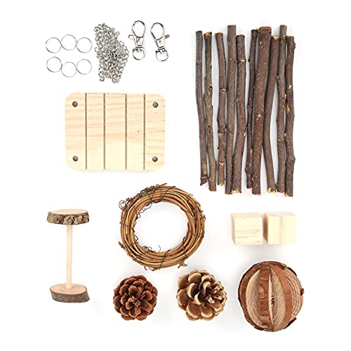01 Hamster Molaren Spielzeug, Molaren Spielzeug Set für Hamster Meerschweinchenhaus für Zuhause Zoohandlung 01 Hamster Molaren Spielzeug, Molaren Spielzeug Set für Hamster Meerschweinchenhaus für Zuhause Zoohandlung von 01