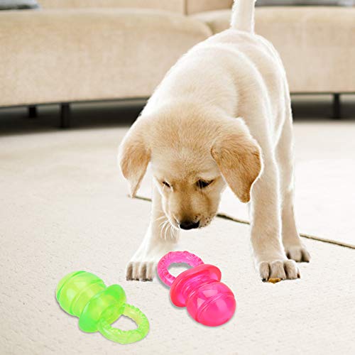 01 Helle Farbe 2Pcs Zahnspielzeug, Welpen-Backenzahnspielzeug, Spielzeug für Welpen für Haustiere Trainingsspielzeug von 01