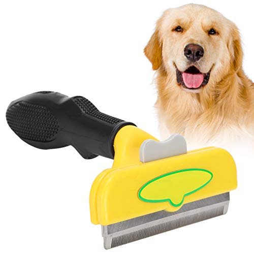 01 Hundehaarbürste, Hundehaarbürste Professional für Hunde zum Enthaaren für Katzen zur Fellpflege von 01