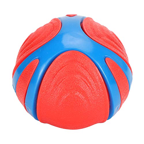 01 Hundespielzeugbälle, solide TPR-Hundekaubälle Hundebissball Hundetrainingsball Interaktionstrainer Haustierkauzubehör für kleine und mittlere Hunde von 01