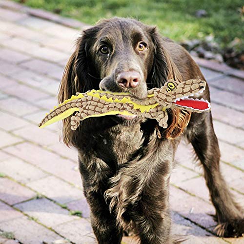 01 Langlebiges Plüsch-Hundespielzeug, Reinigungsschutz Weiches Plüsch-Hundezahn-Reinigungsspielzeug, ungiftig für Hunde(Brown) von 01