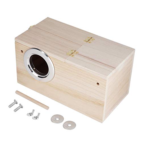 01 Papageien-Aufzuchtbox, praktische Vogel-Aufzuchtbox, sicher, professionell, langlebig, robust für Box-Käfig-Zubehör für Zuchtbox(Right Opening) von 01