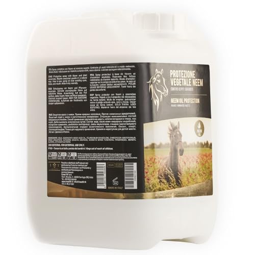 Linea 101 Pflanzliches Abwehrmittel mit Niemöl für Pferde, 5 l von 101 love for pet