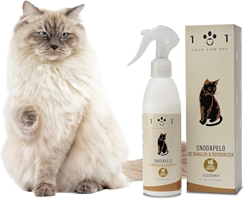 Snoda Haarspray, verknotet und entwirrt Katzen – Deodorant und macht das Fell weich – natürlich und pflanzlich – kein Ausspülen und Parfüm erforderlich – geeignet für alle Haartypen, Linie 101 (500 Snoda Haarspray, verknotet und entwirrt Katzen – Deodorant und macht das Fell weich – natürlich und pflanzlich – kein Ausspülen und Parfüm erforderlich – geeignet für alle Haartypen, Linie 101 (500 von 101 love for pet
