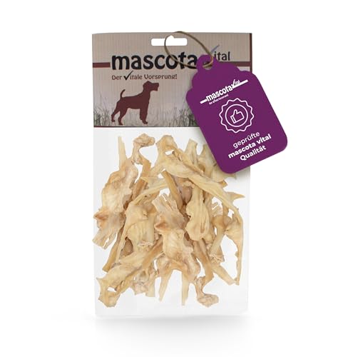 mascota vital - Ziegen-Haut 200g - 100% Ziege, schonend getrocknet - für allergische und Sensible Hunde geeignet (Ziegen-Haut 200g) von 123... Hund dabei!