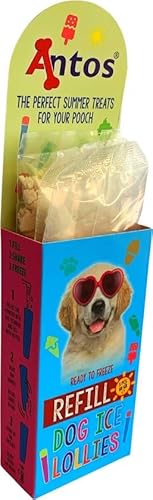 3 x Nachfüll-Hundeeis Cranberry & Banana Füllung Eis Lecker Hunde Eis Futter Hund Geschmack von 123diepvriesvoer.nl