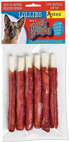 Hundesnacks Ente & Rind Duck D'light Lutscher Natürliche Hunde Snacks Enten Glutenfrei Getreidefrei Hundesnacks Ente & Rind Duck D'light Lutscher Natürliche Hunde Snacks Enten Glutenfrei Getreidefrei von 123diepvriesvoer.nl
