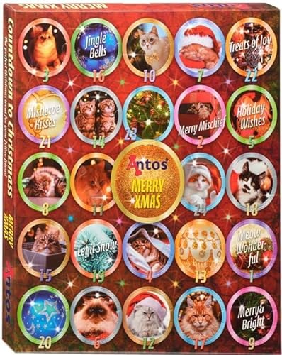 Weihnachts-Adventskalender für Katzen - Katzensnacks von 123diepvriesvoer.nl