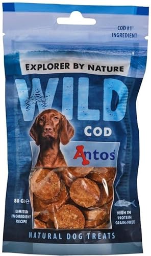 Wild Kabeljau 96% Fisch Getreidefreie Hunde Training Belohnung Snacks Puppenkurs Hund Belohnungssnacks von 123diepvriesvoer.nl