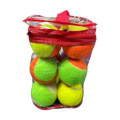 1ABOVE 12er-Pack mehrfarbige Tennisbälle für Hunde mit Tragetasche, Werfen und Apportieren, Outdoor-Übung, Wurfspiel und großer Spaß für Hunde und Welpen, Spielzeug 1ABOVE 12er-Pack mehrfarbige Tennisbälle für Hunde mit Tragetasche, Werfen und Apportieren, Outdoor-Übung, Wurfspiel und großer Spaß für Hunde und Welpen, Spielzeug von 1ABOVE
