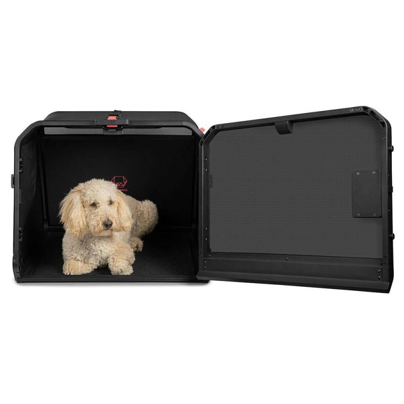 1one1 Hunde-Transportbox Origami schwarz, Gr. L, Maße: ca. 65,8 x 81,2 x 84,3 cm von 1ONE1Origami