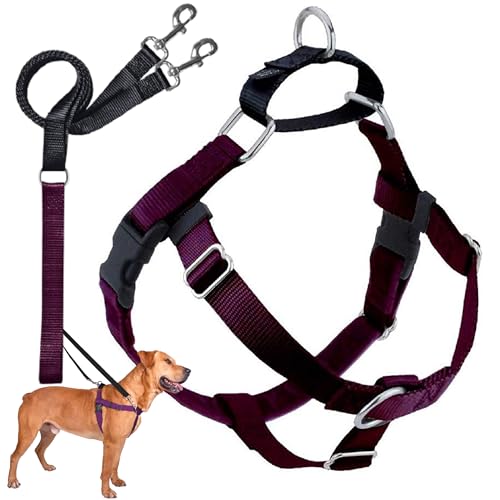2 Hounds Design 818557021672 No-Pull Dog Harness with LeashLarge (1 Zoll Wide) LBurgundy von 2 Hounds Design