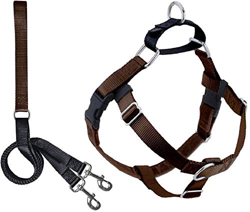 2 Hounds Design 818557021696 No-Pull Dog Harness with LeashLarge (1 Zoll Wide) LBrown von 2 Hounds Design