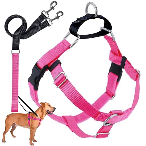 2 Hounds Design 818557021702 No-Pull Dog Harness with LeashLarge (1 Zoll Wide) LHot Pink von 2 Hounds Design