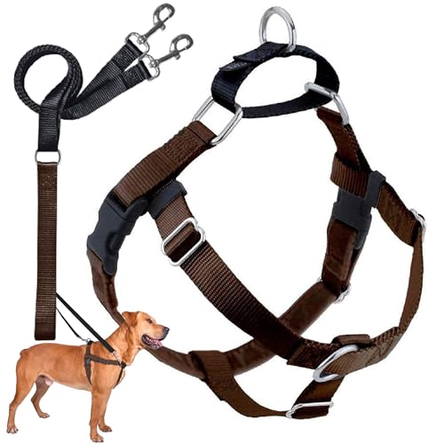 2 Hounds Design 818557021887 No-Pull Dog Harness with LeashMedium (1 Zoll Wide) MBrown von 2 Hounds Design