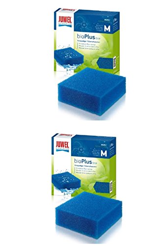 Juwel BioPlus fine - feinporiger Filterschwamm - Größe M - Doppelpack Juwel BioPlus fine - feinporiger Filterschwamm - Größe M - Doppelpack von 2 x JUWEL