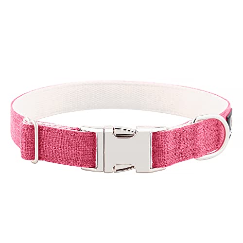 2S2 Pets Hundehalsband, 100 % Bio-Hanf und Baumwolle, Größe XS, Rosa von 2S2 Pets