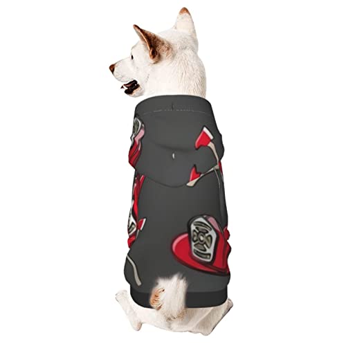 Hund Hoodie, Feuerwehrmann, Helm, Axt, Auf, Dunkelgrau Haustier Welpen Hunde Hoodie Atmungsaktiver Hunde Kleider Mode Hundekleidung Für Welpen Mittelgroße Hunde Katze XXL Hund Hoodie, Feuerwehrmann, Helm, Axt, Auf, Dunkelgrau Haustier Welpen Hunde Hoodie Atmungsaktiver Hunde Kleider Mode Hundekleidung Für Welpen Mittelgroße Hunde Katze XXL von 321