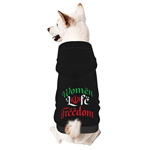 Hund Hoodie, Freies Leben Für Frauen Kapuzenpulli Für Hunde Mode Hoodie Warme Haustier Kleidung Für Welpen Mittelgroße Hunde Katze XS von 321