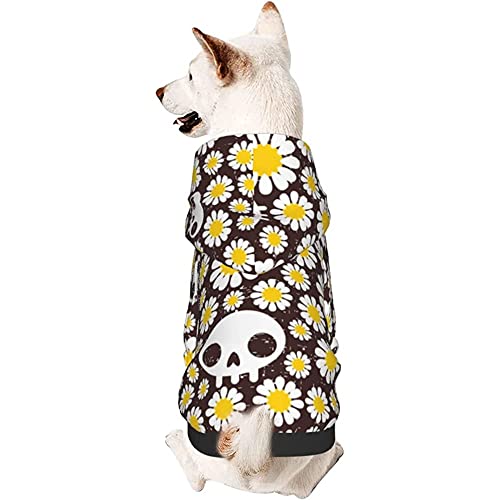 Hund Hoodie, Halloween-Kürbis-Blumen-Blatt Pet Kleidung Warme Hoodie Atmungsaktiver Hundemantel Für Welpen Mittelgroße Hunde Katze XL von 321