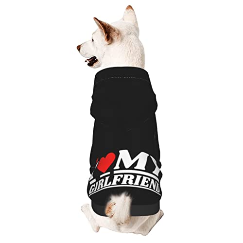 Hund Hoodie, Ich Liebe Meine Freundin Haustierbekleidung Mode Hund Kleidung Warme Hundekleidung Für Welpen Mittelgroße Hunde Katze XL von 321