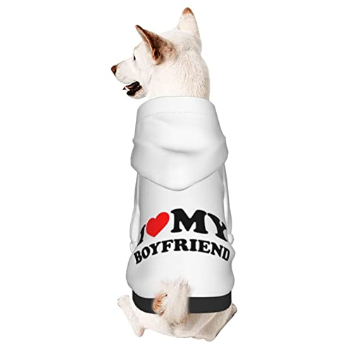 Hund Hoodie, Ich Liebe Meinen Heißen Freund 1 Haustier Hoodies Warme Hunde Kleider Mode Hoodie Für Welpen Mittelgroße Hunde Katze L von 321