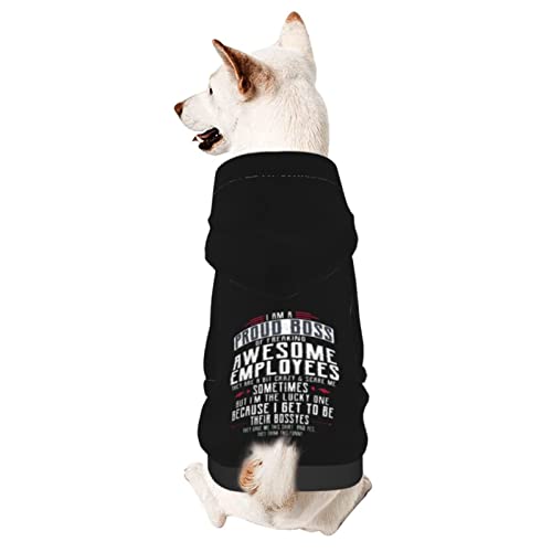 Hund Hoodie, Lustig, Ich Bin EIN Stolzer Chef Von Verdammt Großartigen Mitarbeitern Haustier Welpen Hunde Hoodie Warme Haustier Kleidung Kapuzenpullover Für Welpen Mittelgroße Hunde Katze XXL Hund Hoodie, Lustig, Ich Bin EIN Stolzer Chef Von Verdammt Großartigen Mitarbeitern Haustier Welpen Hunde Hoodie Warme Haustier Kleidung Kapuzenpullover Für Welpen Mittelgroße Hunde Katze XXL von 321