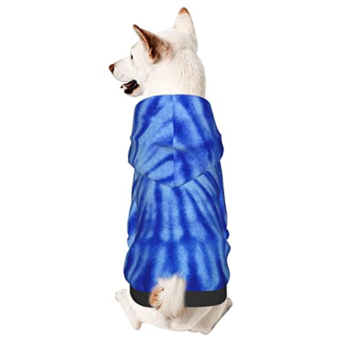 Hund Hoodie, Psychedelische Krawattenfarbe Hunde Kapuzenpullis Mode Kapuzenpullover Atmungsaktiver Haustier Kleidung Für Welpen Mittelgroße Hunde Katze L von 321
