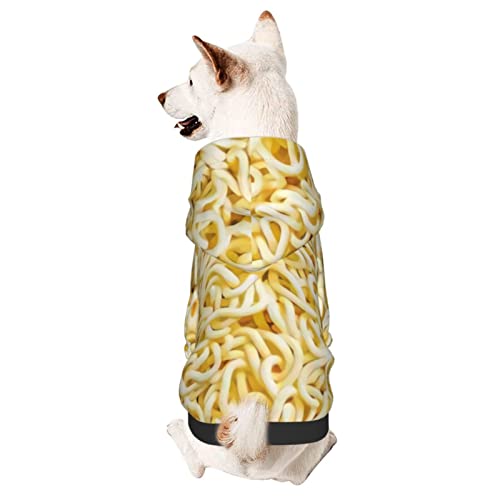 Hund Hoodie, Ramen-Nudelsuppe-Muster Hundekleidung Mode Hund Kleidung Atmungsaktiver Kapuzenpullis Für Welpen Mittelgroße Hunde Katze S von 321
