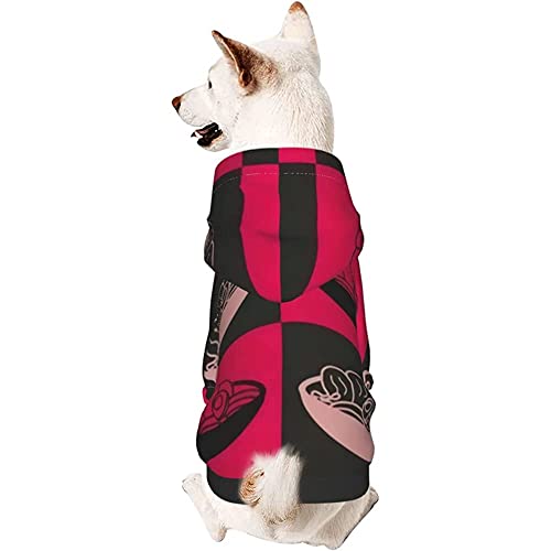 Hund Hoodie, Ramen-Nudelsuppe-Muster Hundekleidung Warme Hunde Kapuzenpullis Atmungsaktiver Haustierkleidung Für Hunde Für Welpen Mittelgroße Hunde Katze XXL von 321