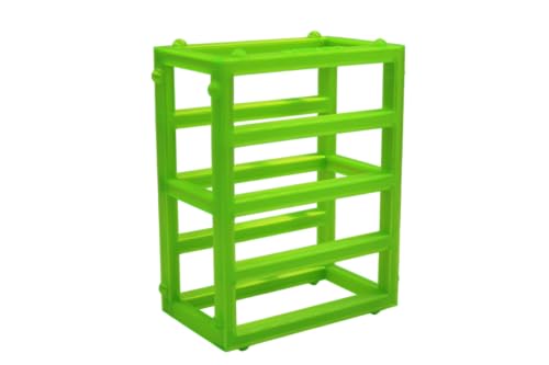 3DReeF Bio-Blockhalter für Maxspect & Mantis, 4 Blöcke Kapazität, PETG, vertikale/horizontale Halterung (Neongrün, UV-reaktiv) von 3DReeF