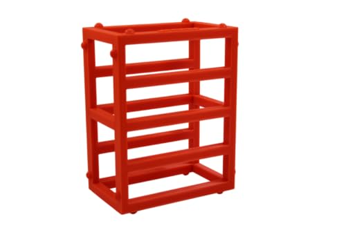 3DReeF Bio-Blockhalter für Maxspect & Mantis, 4 Blöcke Kapazität, PETG, vertikale/horizontale Halterung (Orange) von 3DReeF