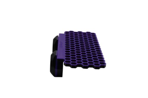 Magnetic Coral Frag Rack für Reef Tanks - Reef Safe Epoxy, verstellbare Steckerschicht (violett/schwarz, 40 cm) von 3DReeF
