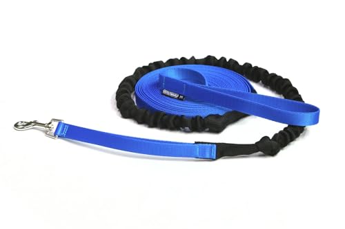 Lange Hundeleine mit Stoßdämpfer: Dressur, Training, Joggen, Wandern, Schwimmen (Blau, M 10m) Lange Hundeleine mit Stoßdämpfer: Dressur, Training, Joggen, Wandern, Schwimmen (Blau, M 10m) von 3RD-POLE