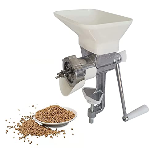 3UOOWWFA Manuelle Pelletmaschine für Tierfutter, Pelletmaschine mit 1,5/2/2,5/3/4/5 mm Form für Fische, Papageien, Kiefer, Indigo, Vögel, Lerchen, Drosseln 3UOOWWFA Manuelle Pelletmaschine für Tierfutter, Pelletmaschine mit 1,5/2/2,5/3/4/5 mm Form für Fische, Papageien, Kiefer, Indigo, Vögel, Lerchen, Drosseln von 3UOOWWFA